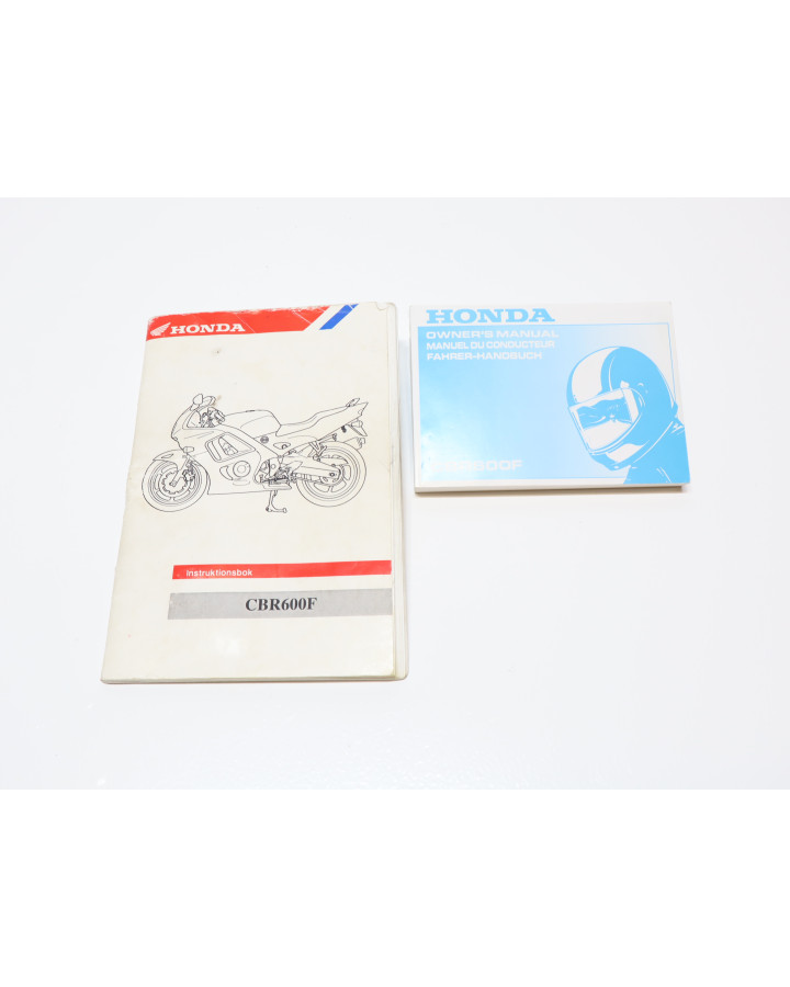 Honda CBR600F, instruktionsbok